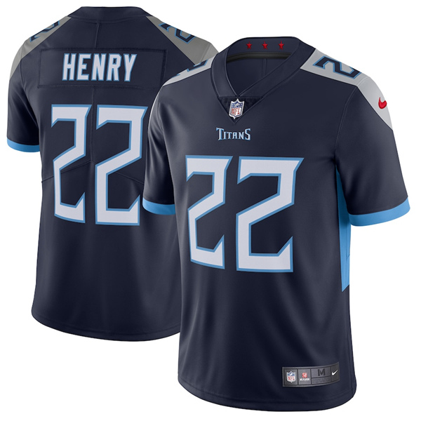 Tennessee Titans #22 Derrick Henry Navy New 2018 Vapor Untouchable Limited Stitched Jersey