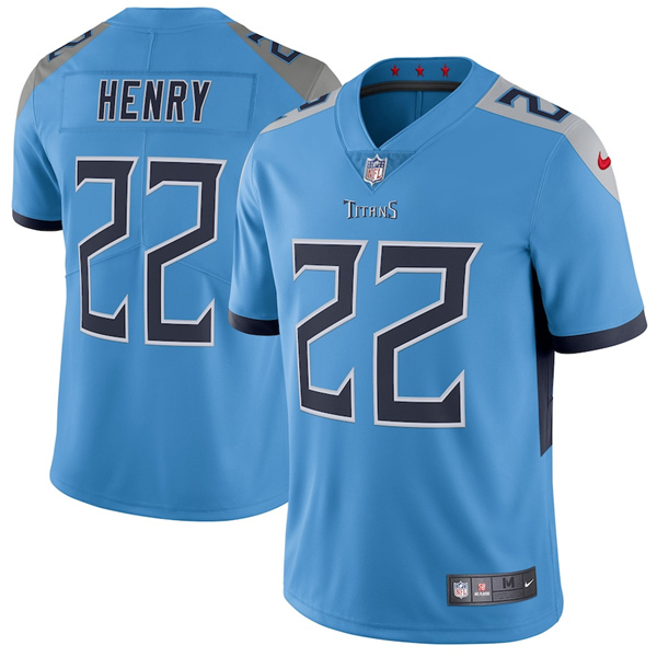 Tennessee Titans #22 Derrick Henry Light Blue New 2018 Vapor Untouchable Limited Stitched Jersey