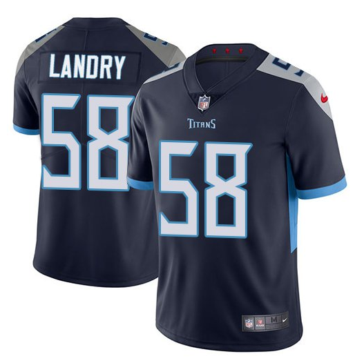 Tennessee Titans #58 Harold Landry Navy New 2018 Vapor Untouchable Limited Stitched Jersey