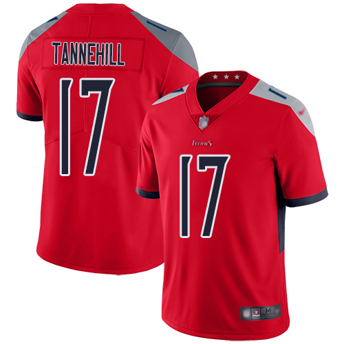 Tennessee Titans #17 Ryan Tannehill Red Vapor Untouchable Limited Stitched Jersey