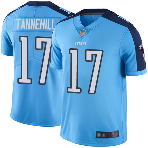Tennessee Titans #17 Ryan Tannehill Light Blue Vapor Untouchable Limited Stitched Jersey