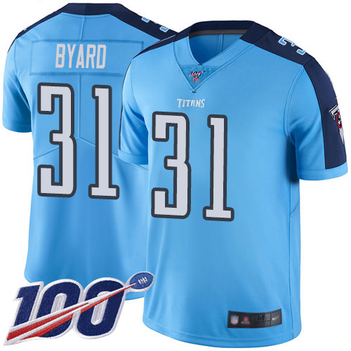 Tennessee Titans #31 Kevin Byard Blue 2019 100th Season Vapor Untouchable Limited Stitched Jersey