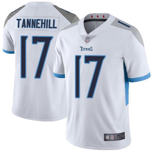 Tennessee Titans #17 Ryan Tannehill 2019 White Vapor Untouchable Limited Stitched Jersey