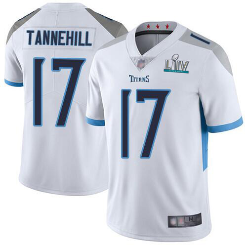 Tennessee Titans #17 Ryan Tannehill Super Bowl LIV White Vapor Untouchable Limited Stitched Jersey