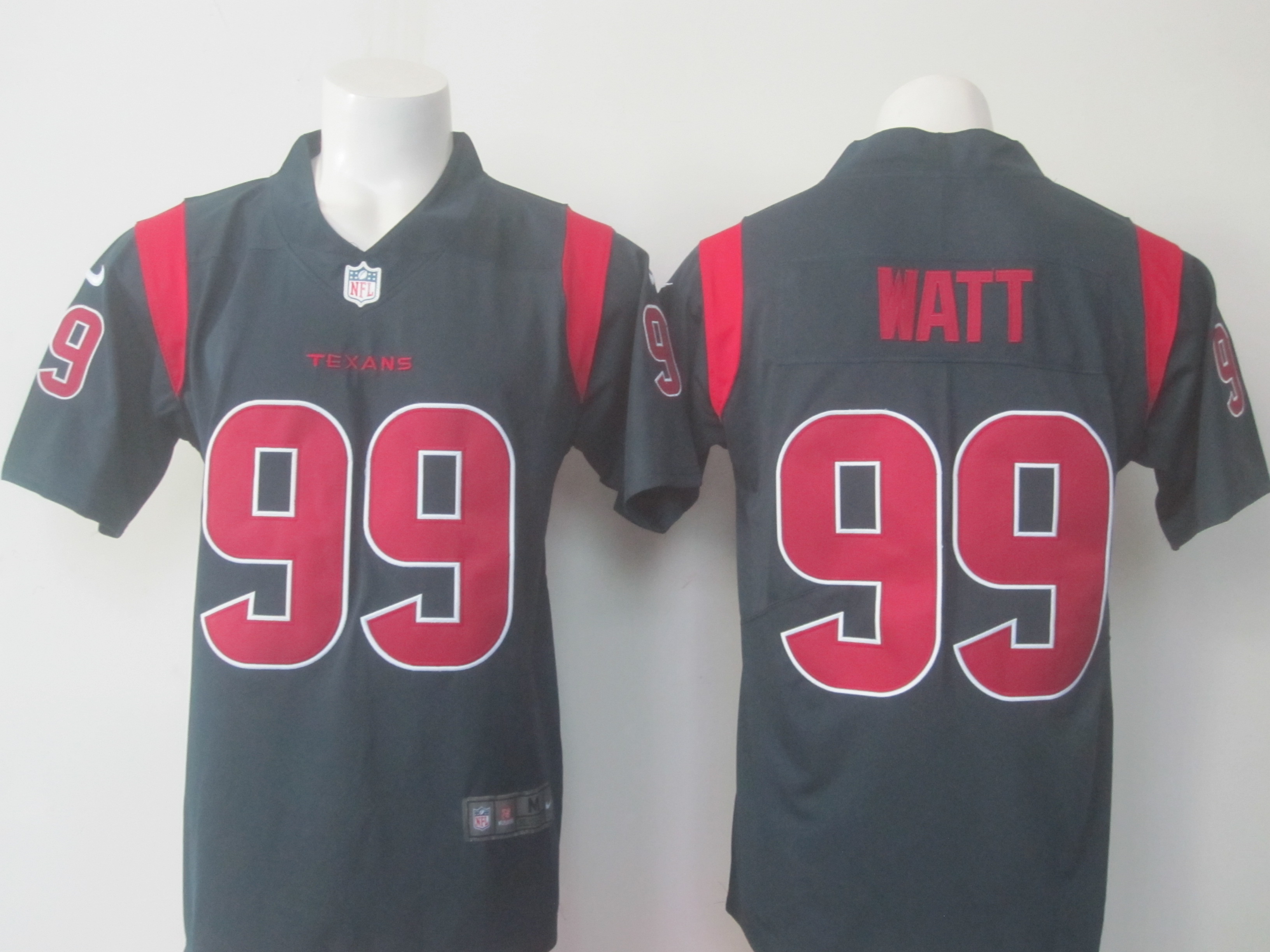 Texans # 99 J.J. Watt Navy Limited Rush Stitched Nike Jersey