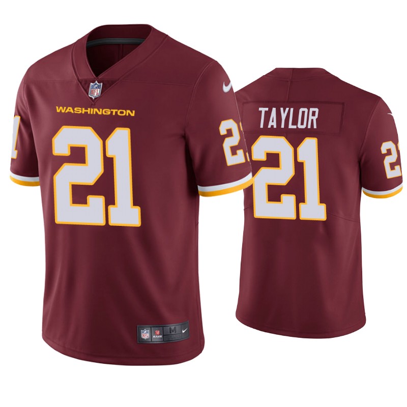Washington Football Team #21 Sean Taylor Red Vapor Untouchable Limited Stitched Jersey