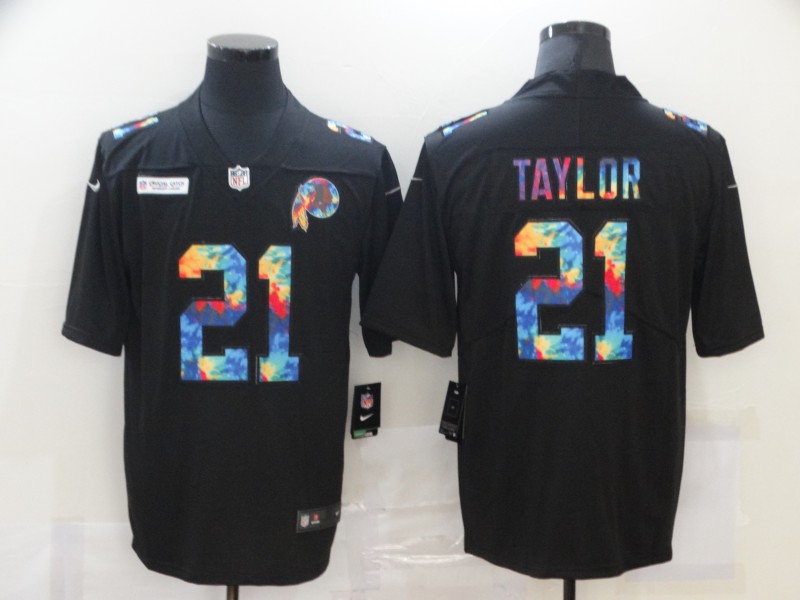 Washington Football Team #21 Sean Taylor 2020 Black Crucial Catch Limited Stitched Jersey