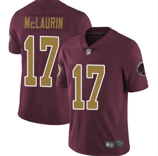 Washington Football Team #17 Terry McLaurin Red Color Rush Limited Stitched Jersey