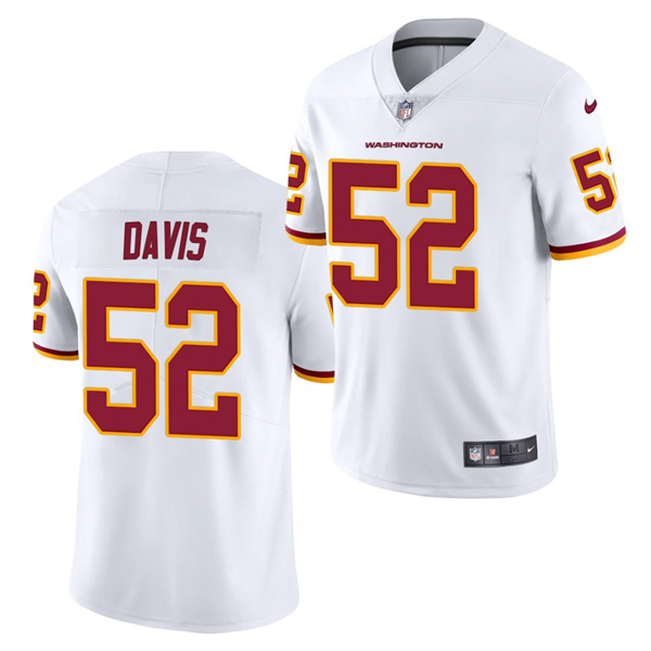 Washington Football Team #52 Jamin Davis White 2021 Draft Limited Stitched Jersey
