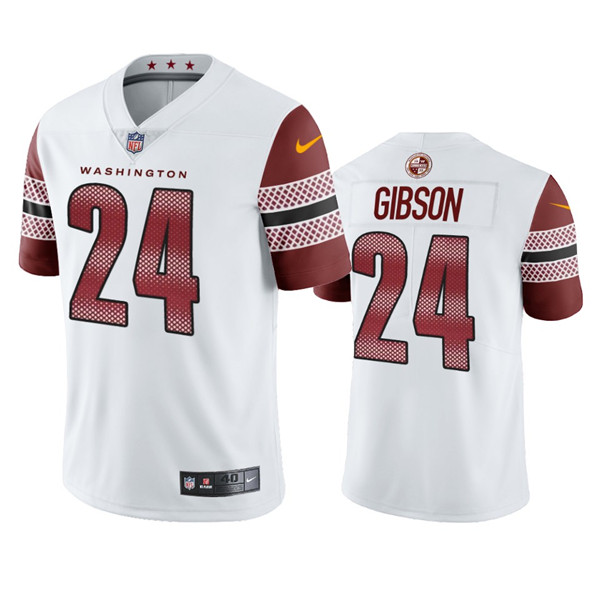 Washington Commanders #24 Antonio Gibson White Vapor Untouchable Stitched Football Jersey