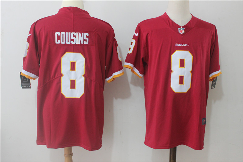 Washington Redskins #8 Kirk Cousins Red Alternate Stitched Vapor Untouchable Limited Nike Jersey