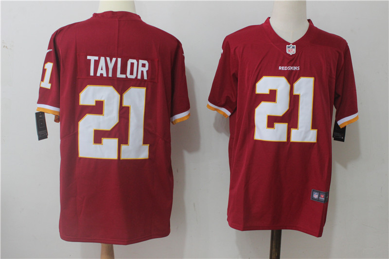 Washington Redskins #21 Sean Taylor Red Stitched Vapor Untouchable Limited Nike Jersey