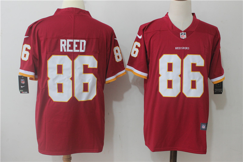 Washington Redskins #86 Jordan Reed Red Stitched Vapor Untouchable Limited Nike Jersey