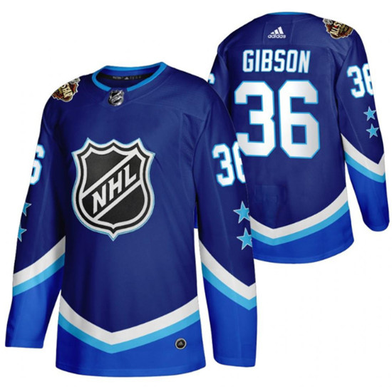 Anaheim Ducks #36 John Gibson 2022 All-Star Blue Stitched Jersey