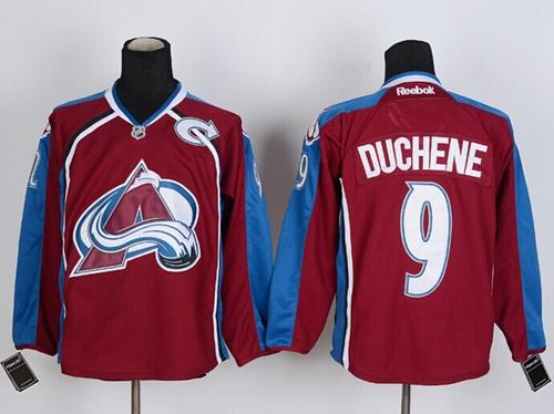 Avalanche #9 Matt Duchene Stitched Red Jersey