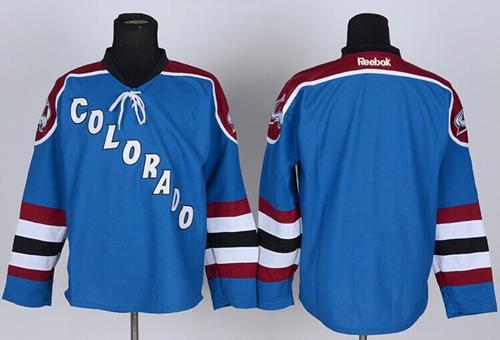 Avalanche Blank Blue Third Stitched Jersey