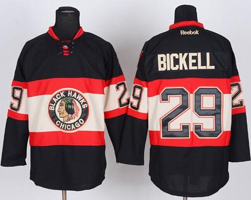 Blackhawks #29 Bryan Bickell Black New Third Stitched Jersey