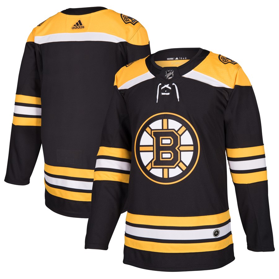 Boston Bruins Black Stitched Adidas Jersey