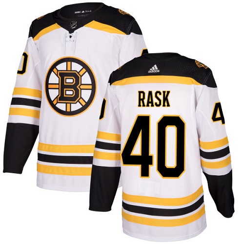 Boston Bruins #40 Tuukka Rask White Stitched Jersey