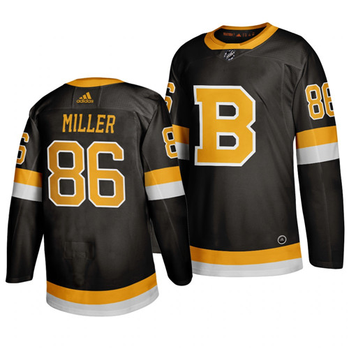 Boston Bruins #86 Kevan Miller Black Alternate 2019 Stitched Jersey