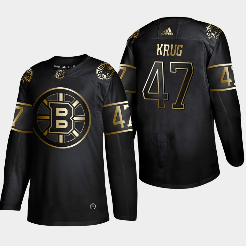 Boston Bruins #47 Torey Krug Black Golden Edition Stitched Jersey