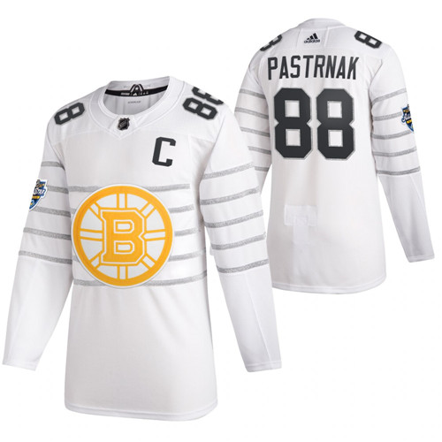 Boston Bruins #88 David Pastrnak White All Star Stitched Jersey