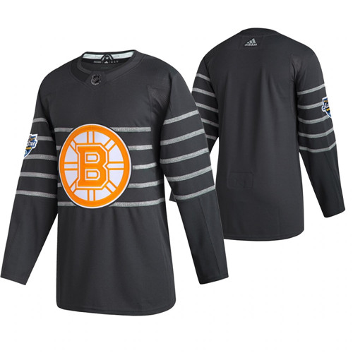 Boston Bruins Blank Grey All Star Stitched Jersey