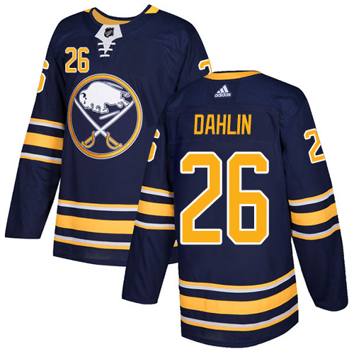 Buffalo Sabres #26 Rasmus Dahlin Navy Stitched Adidas Jersey