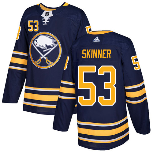 Buffalo Sabres #53 Jeff Skinner Navy Stitched Jersey