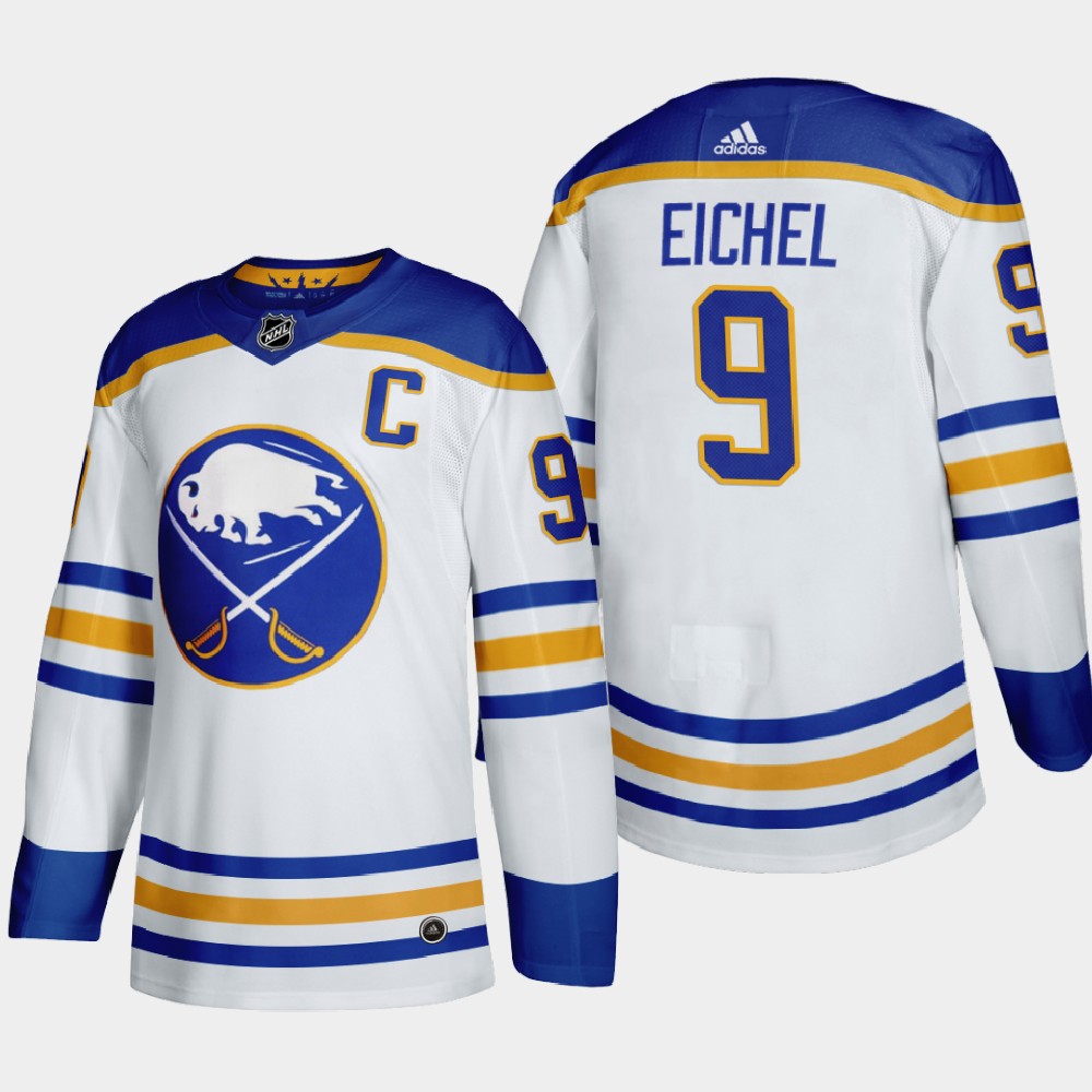 Buffalo Sabres #9 Jack Eichel White 2020-21 Stitched Jersey