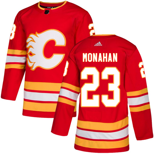 Calgary Flames #23 Sean Monahan Red Stitched Jersey
