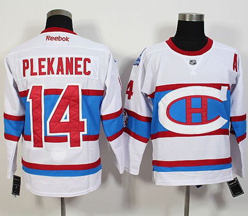 Canadiens #14 Tomas Plekanec White 2016 Winter Classic Stitched Jersey