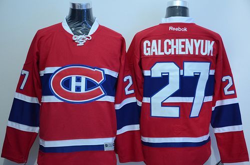 Canadiens #27 Alex Galchenyuk Red New CH Stitched Jersey