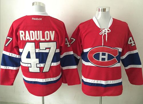 Canadiens #47 Alexander Radulov Red Stitched Jersey