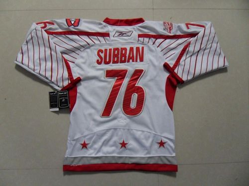 Canadiens #76 PK Subban 2011 All Star Stitched White Jersey