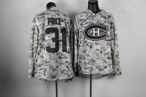 Canadiens #31 Carey Price Camo Stitched Jersey