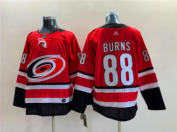 Carolina Hurricanes #88 Brent Burns Red Stitched Jersey