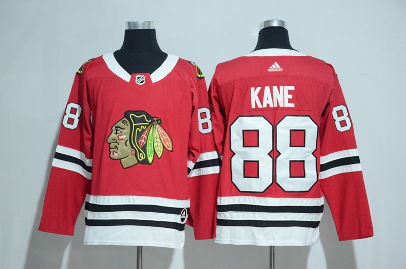 Chicago Blackhawks #88 Patrick Kane Red Adidas Stitched Jersey