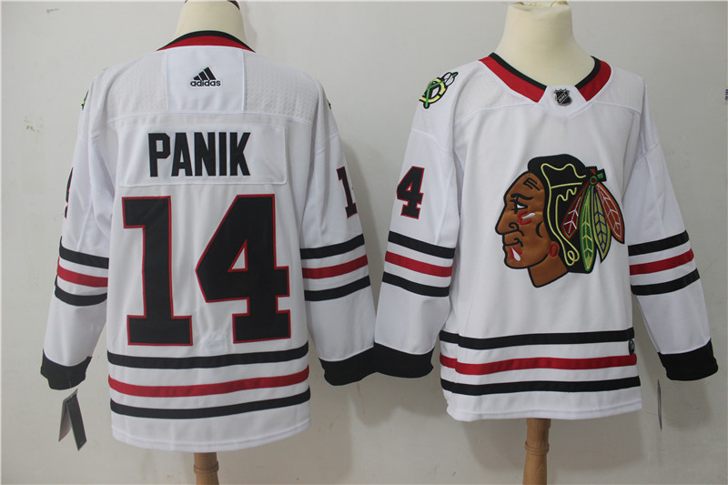 Chicago Blackhawks #14 Richard Panik White Stitched Adidas Jersey