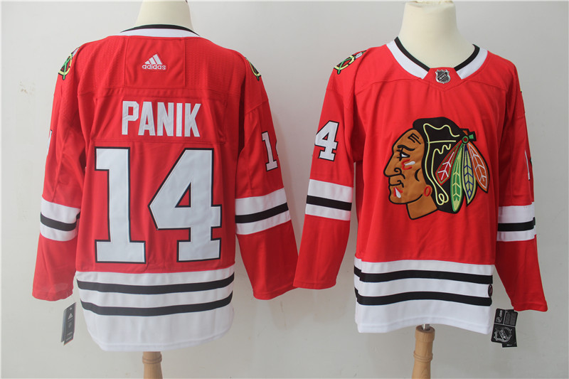 Chicago Blackhawks #14 Richard Panik Red Stitched Adidas Jersey