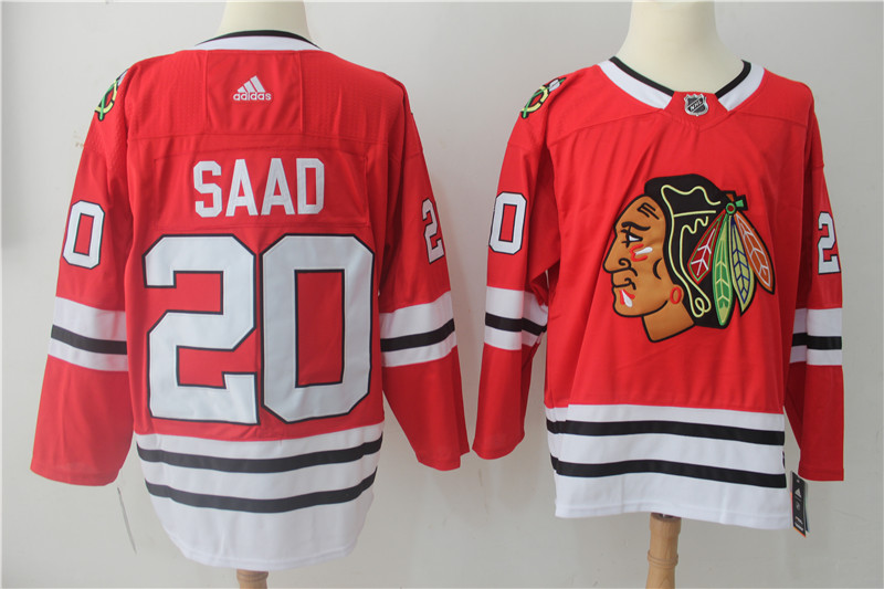 Chicago Blackhawks #20 Brandon Saad Red Stitched Adidas Jersey