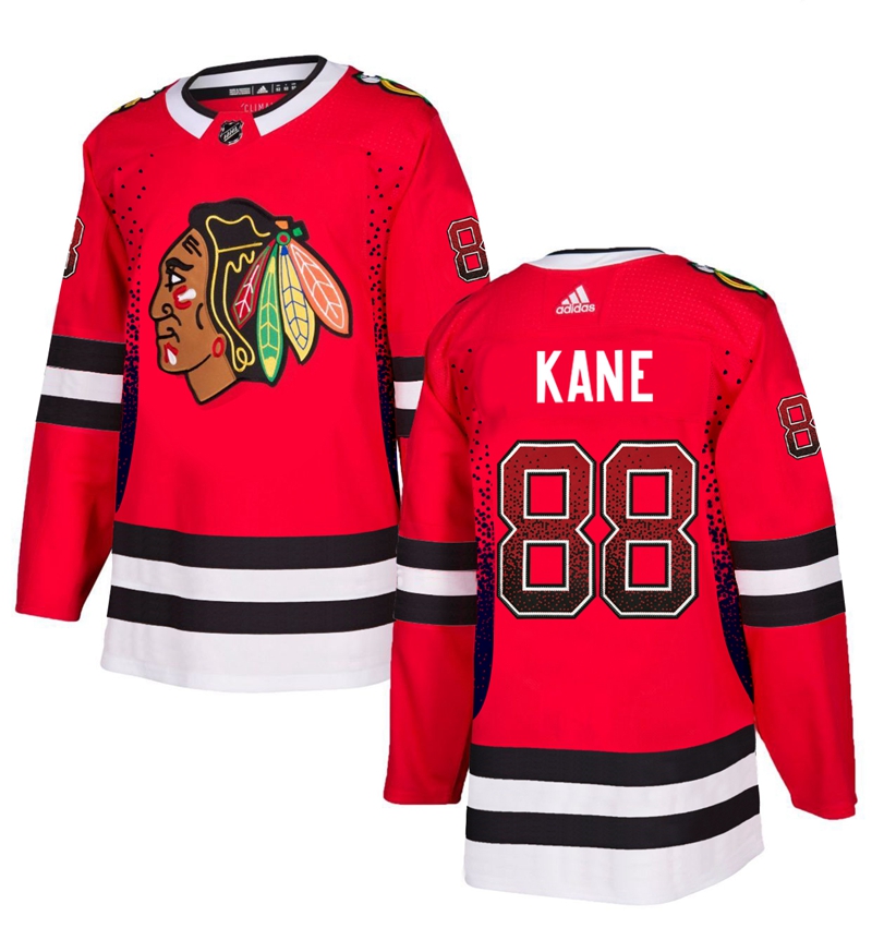 Chicago Blackhawks #88 Patrick Kane Red Drift Fashion Stitched Jersey
