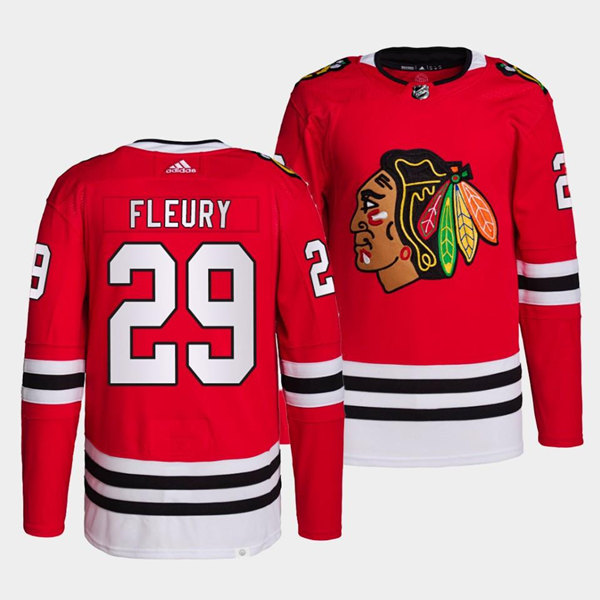 Chicago Blackhawks #29 Marc-Andre Fleury Red Stitched Jersey
