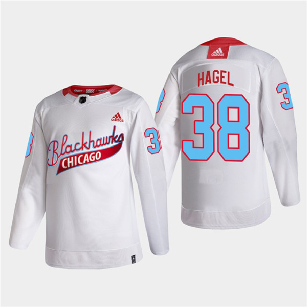 Chicago Blackhawks #38 Brandon Hagel 2022 Community Night White Stitched Jersey