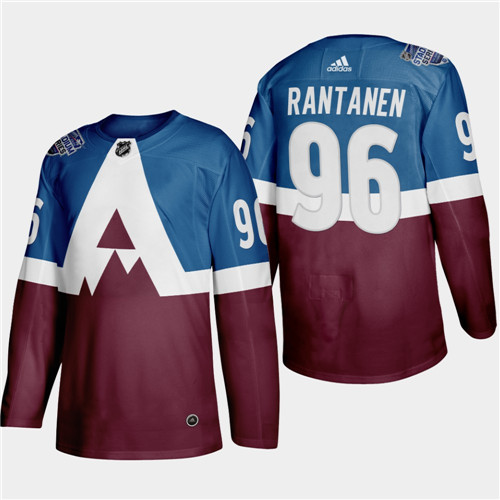 Colorado Avalanche #96 Mikko Rantanen 2020 Stadium Series Blue Stitched Jersey