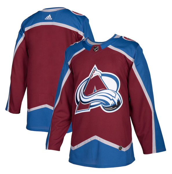 Colorado Avalanche Blank Red Stitched Jersey