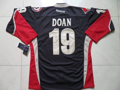 Coyotes #19 Shane Doan Black Third Stitched Jersey