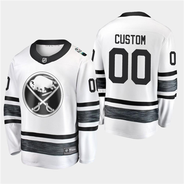 Adidas Buffalo Sabres Custom 2019 NHL All Star White Stitched Jersey