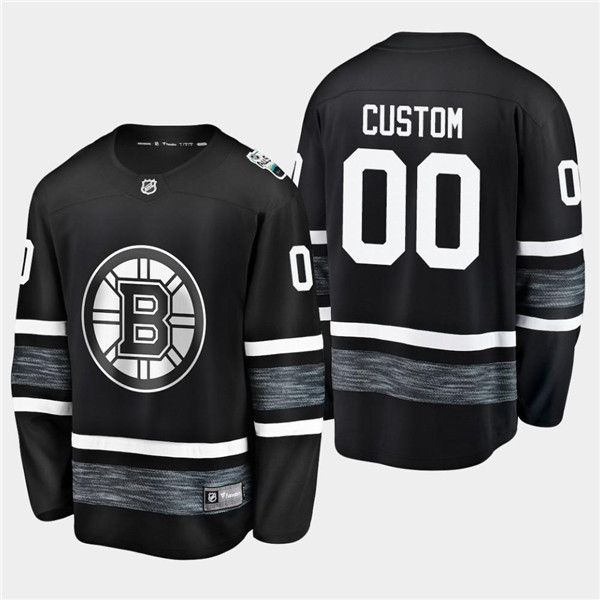 Boston Bruins Custom 2019 NHL All-Star Black Stitched Jersey