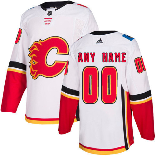 Calgary Flames Custom Name Number Size NHL Stitched Jersey